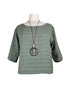 Bluse Kurz mit Kette